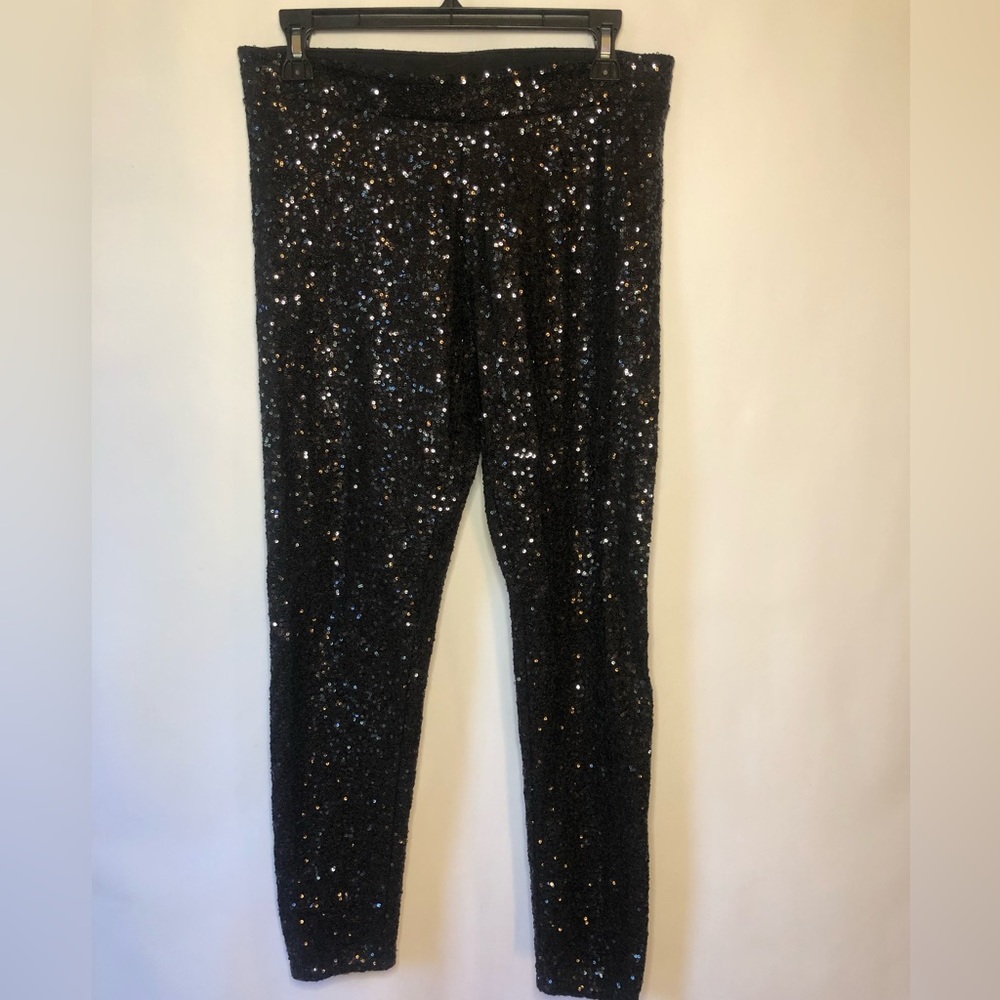 VS Pink Sequin Leggings